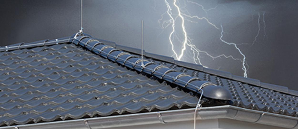 Äußerer Blitzschutz bei Elektro Kohn in Wertheim